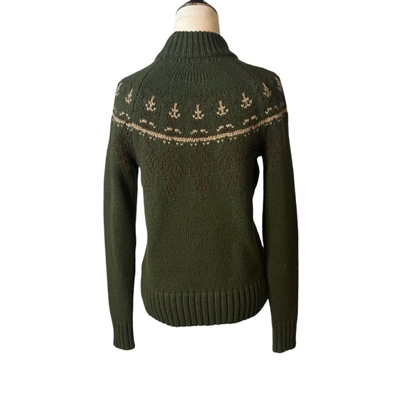 Tentree Women’s Deep Green Knitted Sweater - Picture 14 of 15